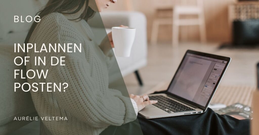 blog banner inplannen of in de flow posten