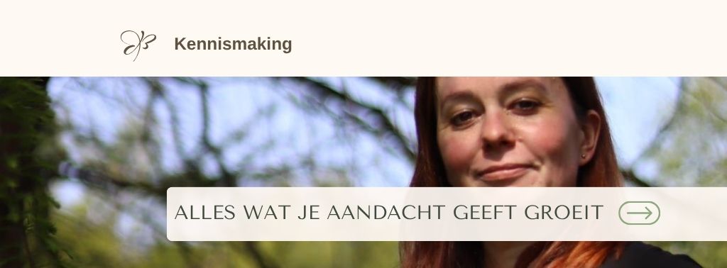 Kennismaking banner Alles wat je aandacht geeft groeit