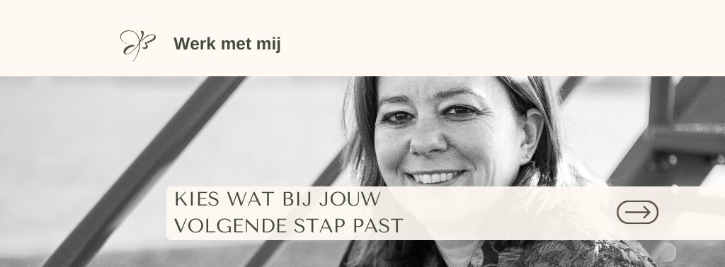 Werk met mij Foto van gezicht Aurélie Veltema Kies wat bij jouw volgende stap past